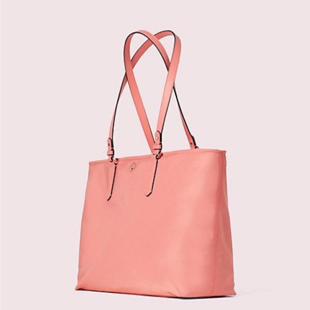 Kate Spade Taylor Nylon Tote in Lychee Coral